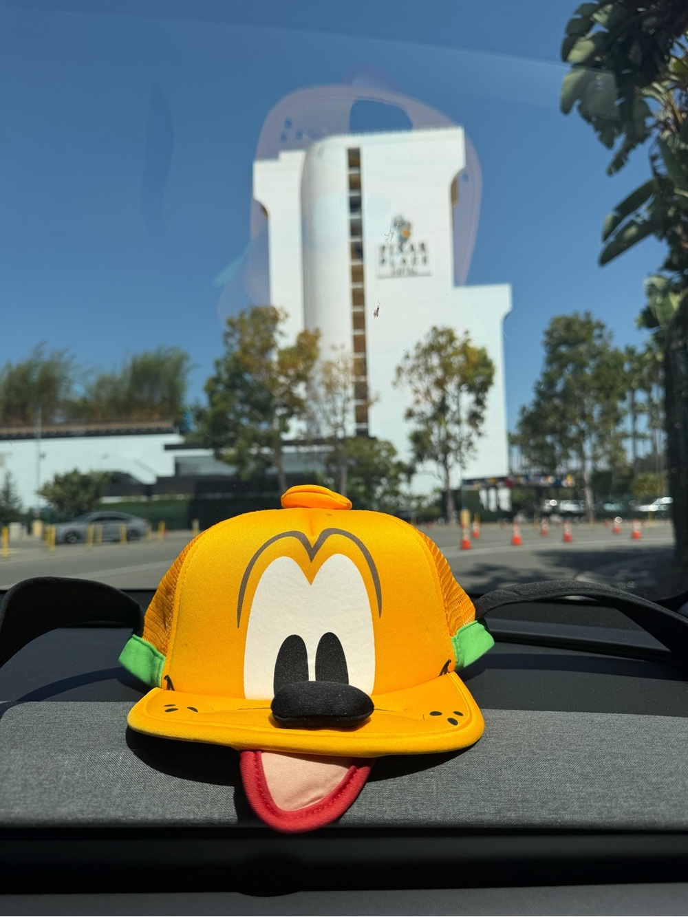 Disney Parks Pluto Character Cap Hat - Yellow